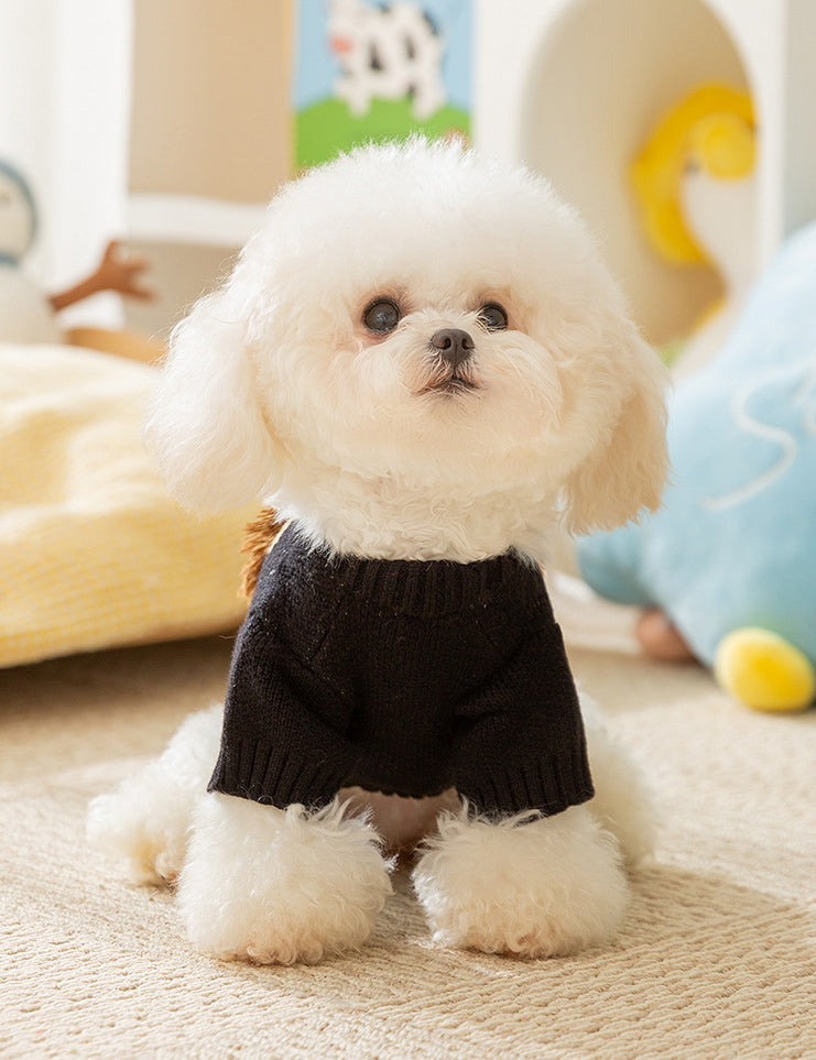 ちびライオンのふわもこニット