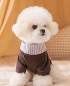 くまモチーフレイヤード風スウェット