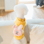 うさぎポケット付きフードパーカー