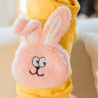 うさぎポケット付きフードパーカー