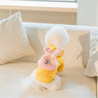 うさぎポケット付きフードパーカー