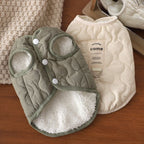 ボア裏地キルティングベスト