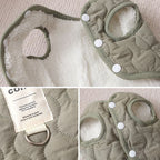 ボア裏地キルティングベスト