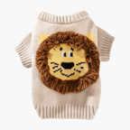 ちびライオンのふわもこニット