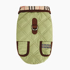 ブリティッシュキルティングチェックベスト