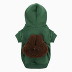 うさぎポケット付きフードパーカー