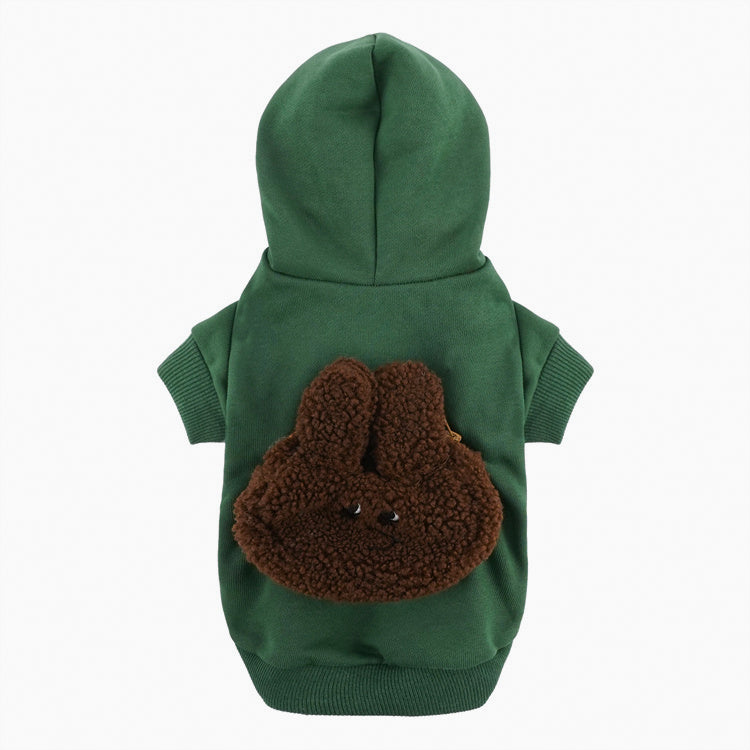 うさぎポケット付きフードパーカー