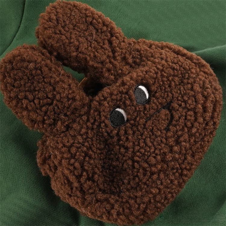 うさぎポケット付きフードパーカー