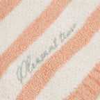 フード付きボーダー柄ノースリーブニット