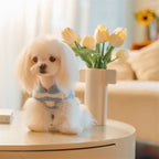 フード付きボーダー柄ノースリーブニット