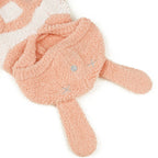 フード付きボーダー柄ノースリーブニット