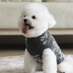 ローズ柄ノースリーブニット