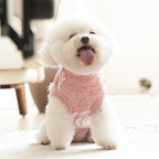 ローズ柄ノースリーブニット