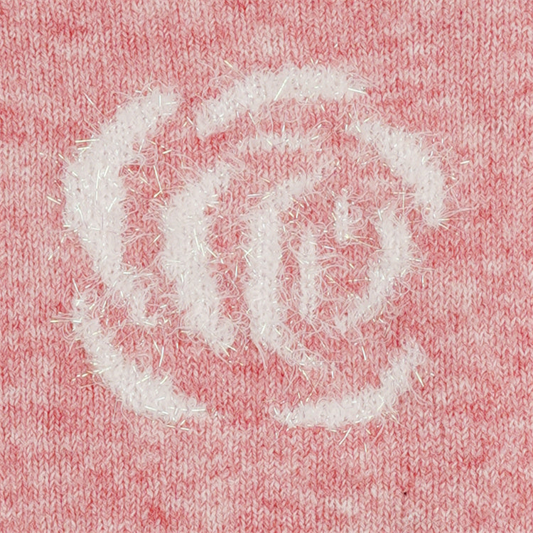 ローズ柄ノースリーブニット