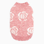 ローズ柄ノースリーブニット