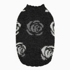 ローズ柄ノースリーブニット