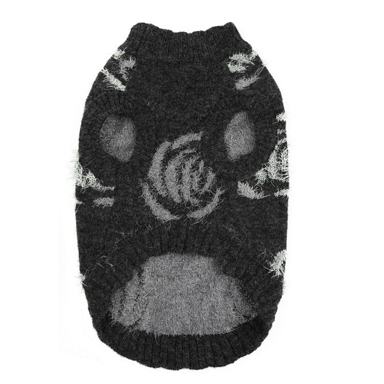 ローズ柄ノースリーブニット