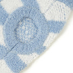 フード付きボーダー柄ノースリーブニット