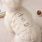 ボア裏地キルティングベスト