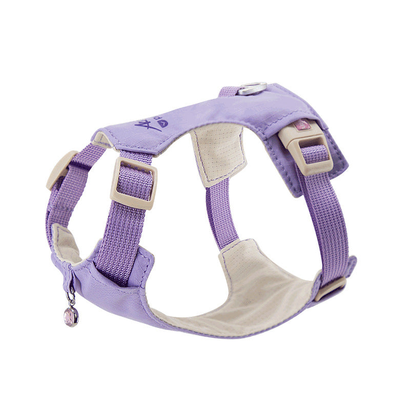 クリスタルチャーム付きハーネス＆リードセット