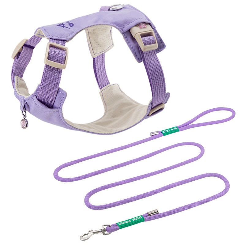 クリスタルチャーム付きハーネス＆リードセット